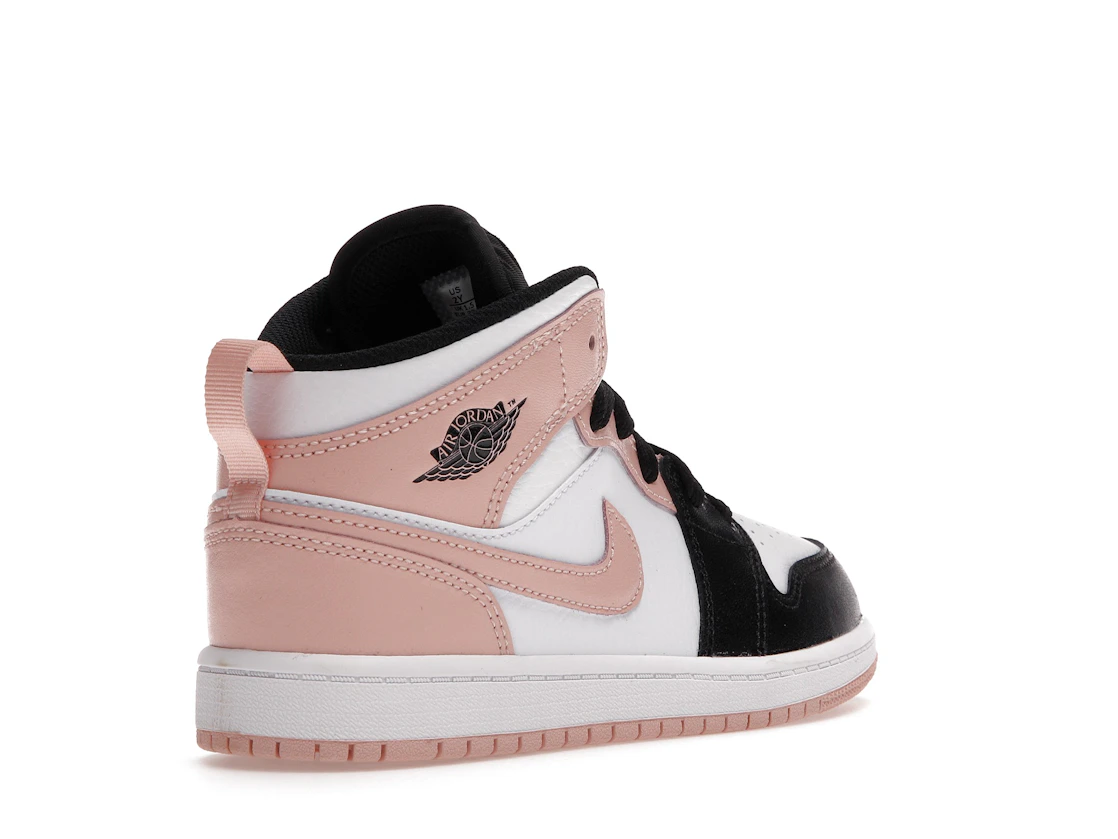 Vue 32 de Jordan 1 Mid Arctic Orange Black Toe (PS)