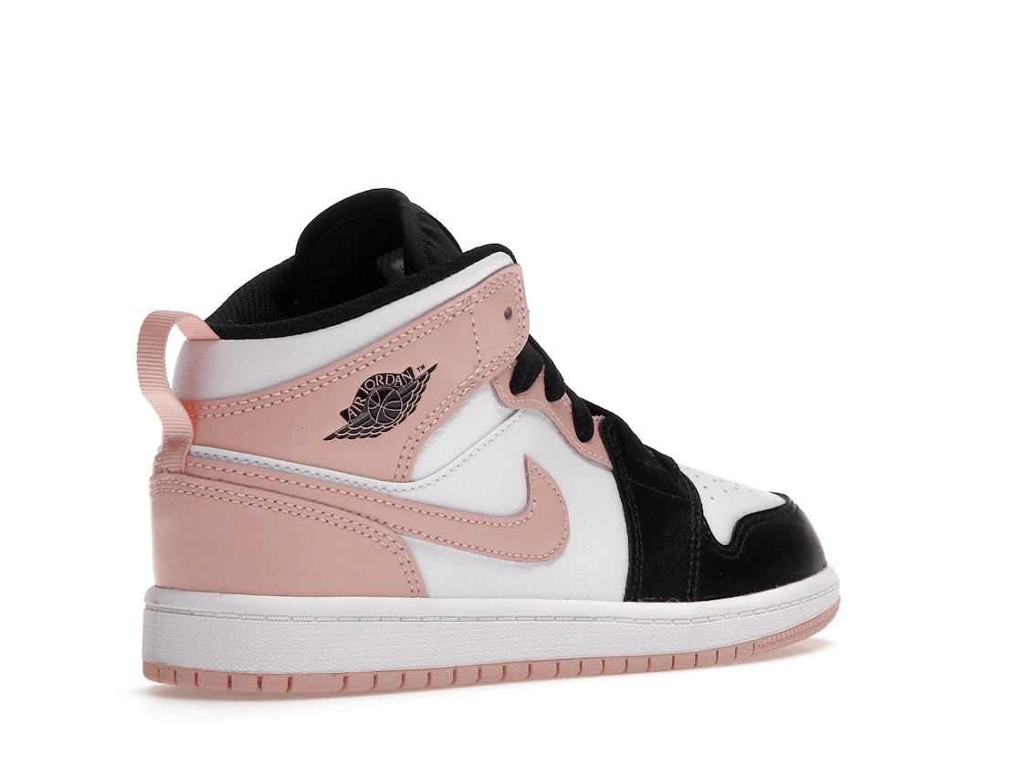 Vue 33 de Jordan 1 Mid Arctic Orange Black Toe (PS)