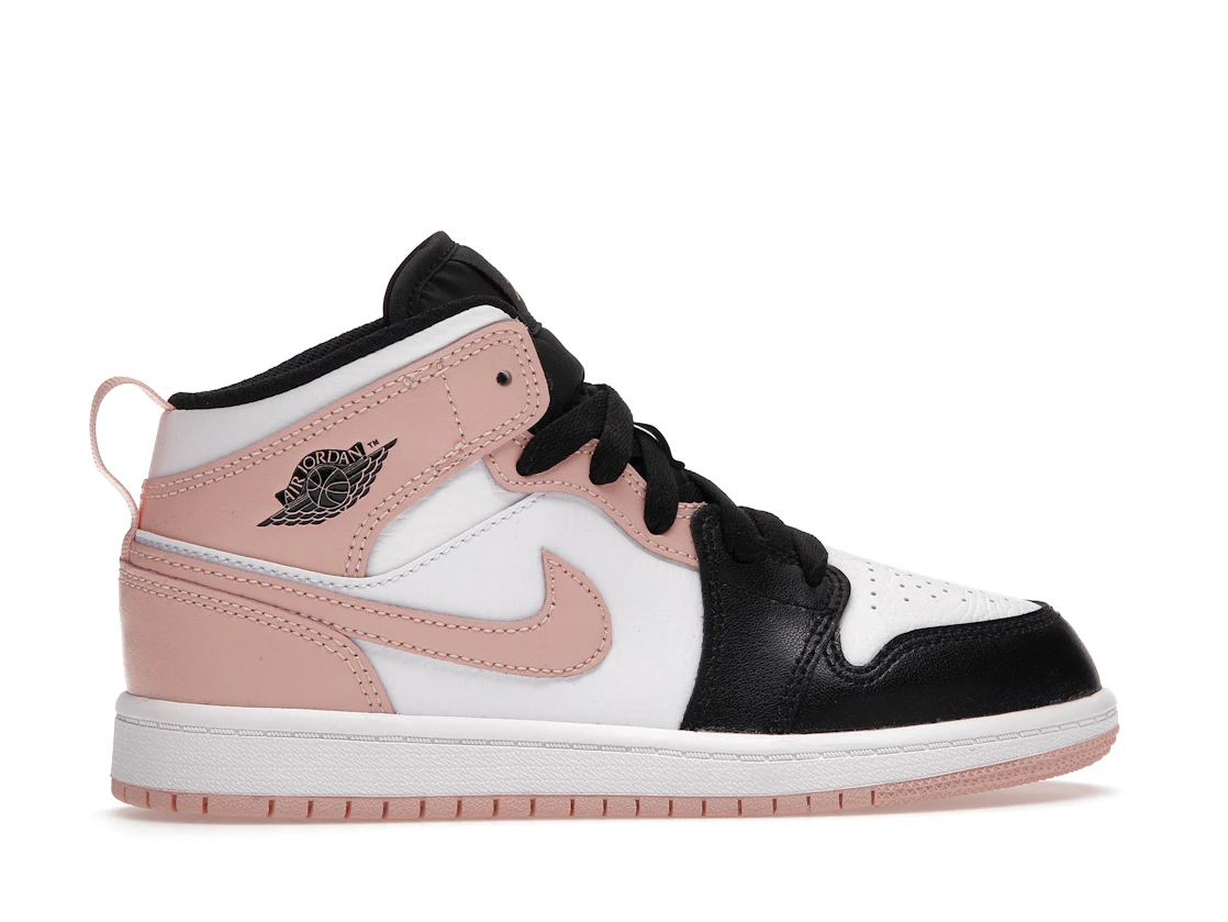 Vue 36 de Jordan 1 Mid Arctic Orange Black Toe (PS)