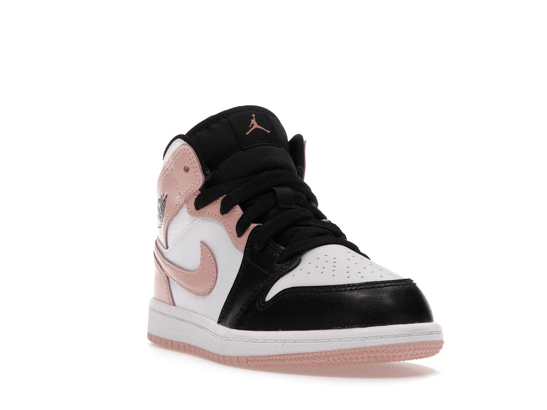 Vue 7 de Jordan 1 Mid Arctic Orange Black Toe (PS)