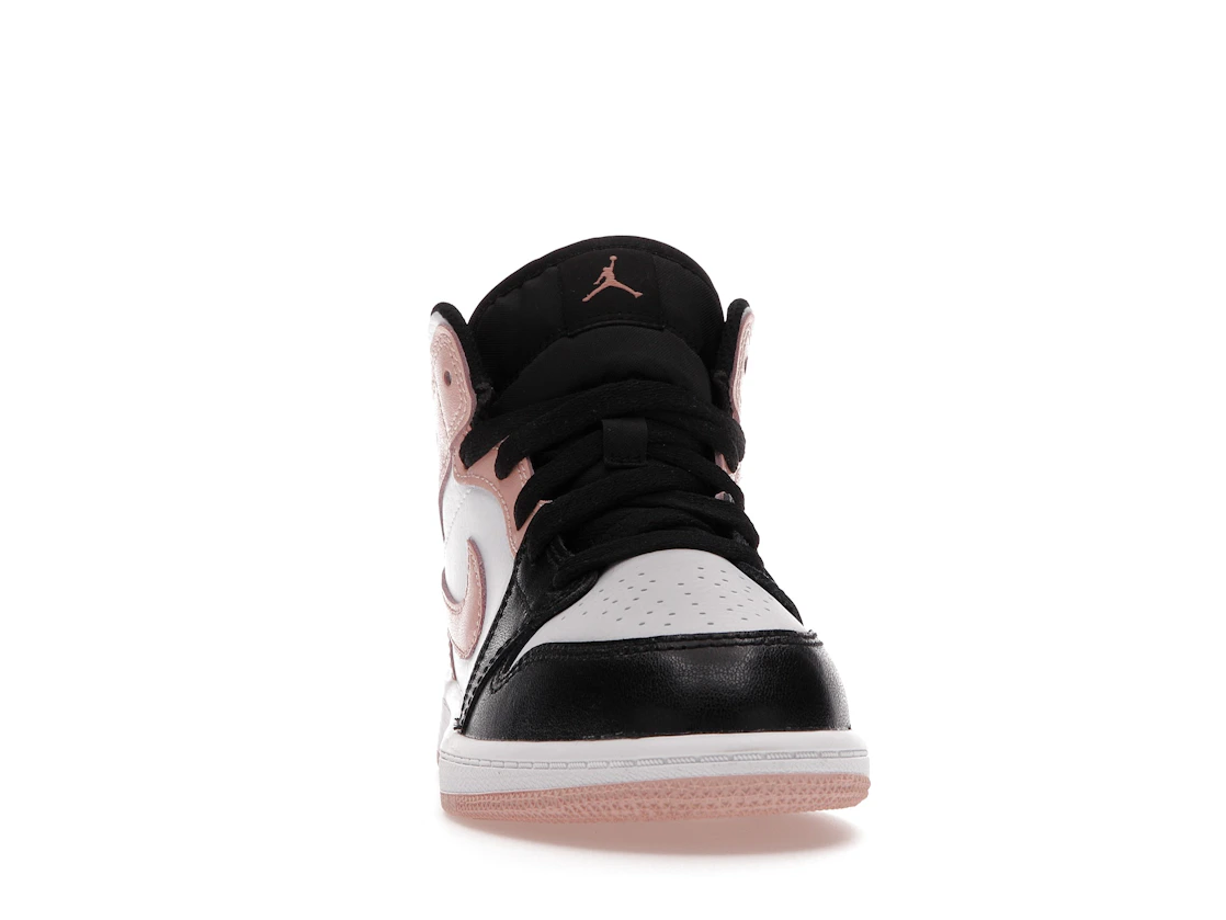 Vue 9 de Jordan 1 Mid Arctic Orange Black Toe (PS)