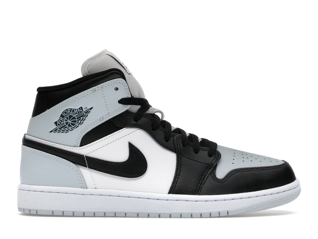 Vue 1 de Jordan 1 Mid Black Aura Squadron Blue