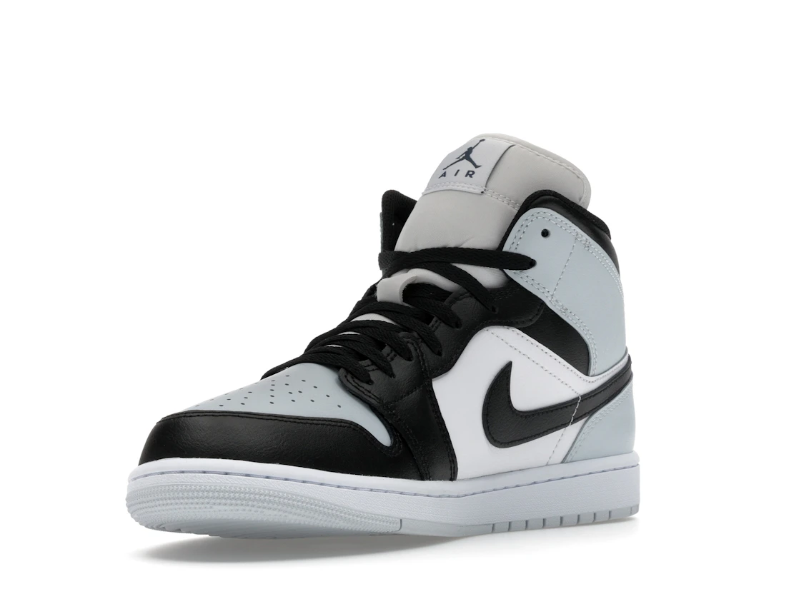 Vue 14 de Jordan 1 Mid Black Aura Squadron Blue
