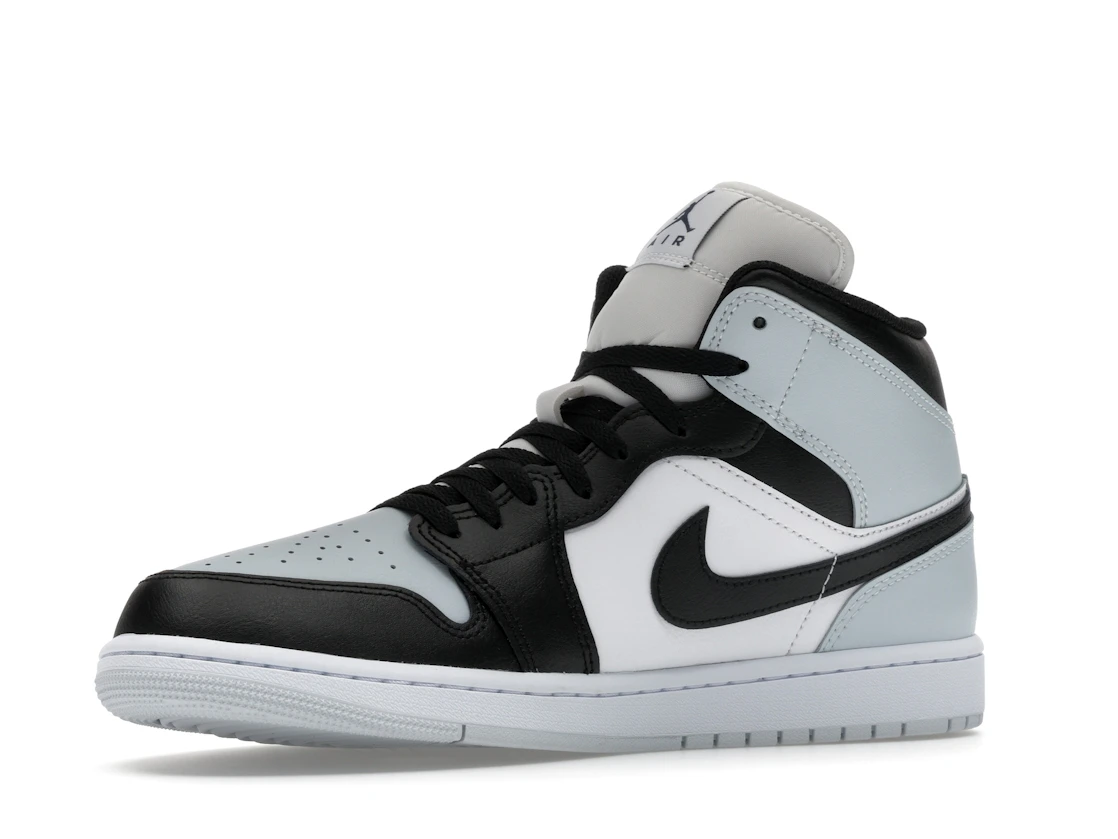 Vue 16 de Jordan 1 Mid Black Aura Squadron Blue