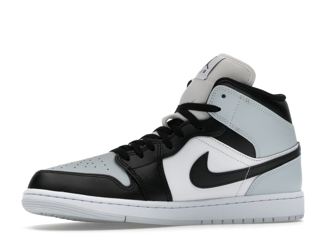 Vue 17 de Jordan 1 Mid Black Aura Squadron Blue