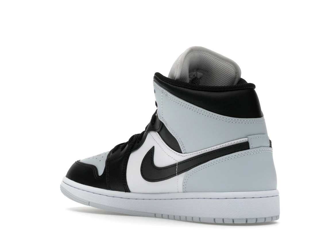 Vue 24 de Jordan 1 Mid Black Aura Squadron Blue
