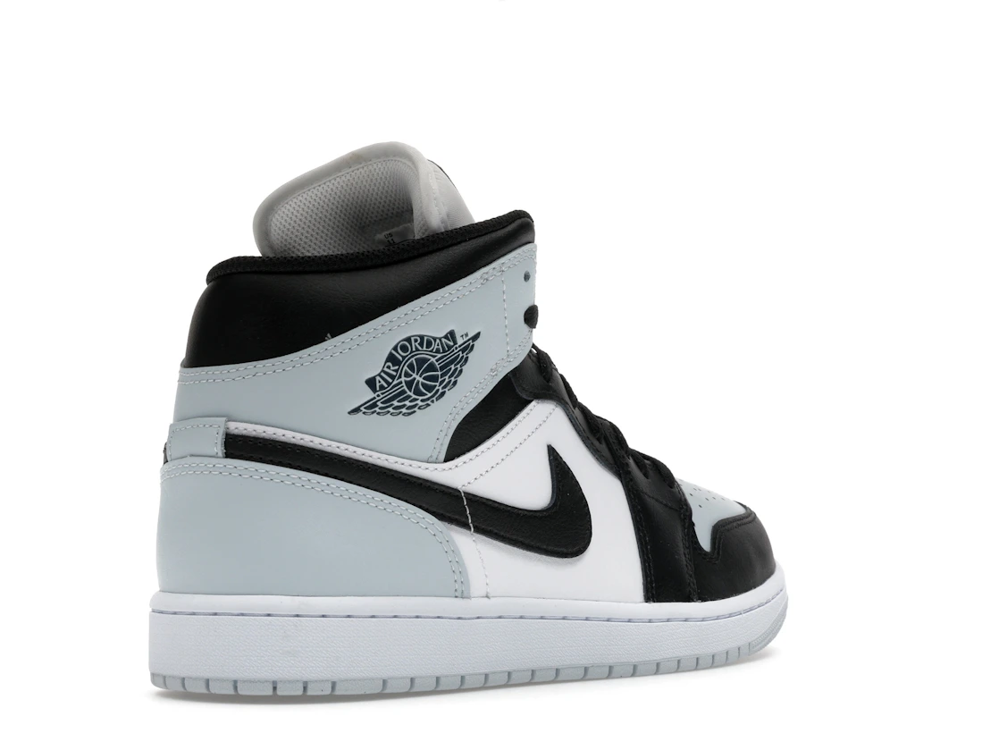 Vue 32 de Jordan 1 Mid Black Aura Squadron Blue