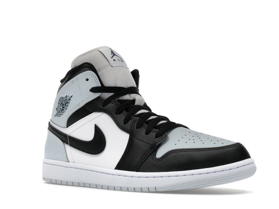 Vue 5 de Jordan 1 Mid Black Aura Squadron Blue