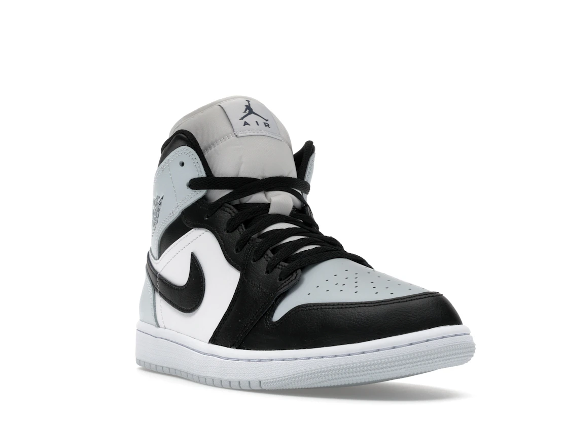Vue 7 de Jordan 1 Mid Black Aura Squadron Blue