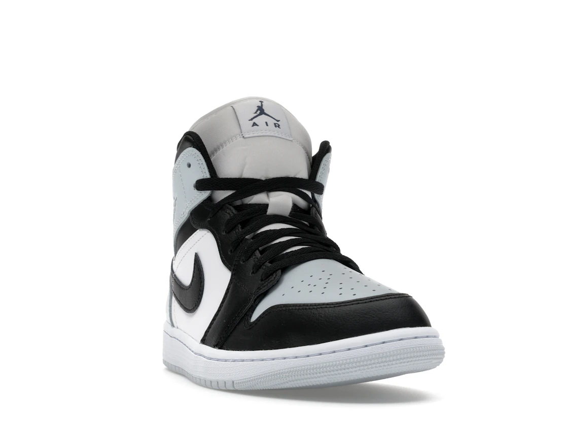 Vue 8 de Jordan 1 Mid Black Aura Squadron Blue