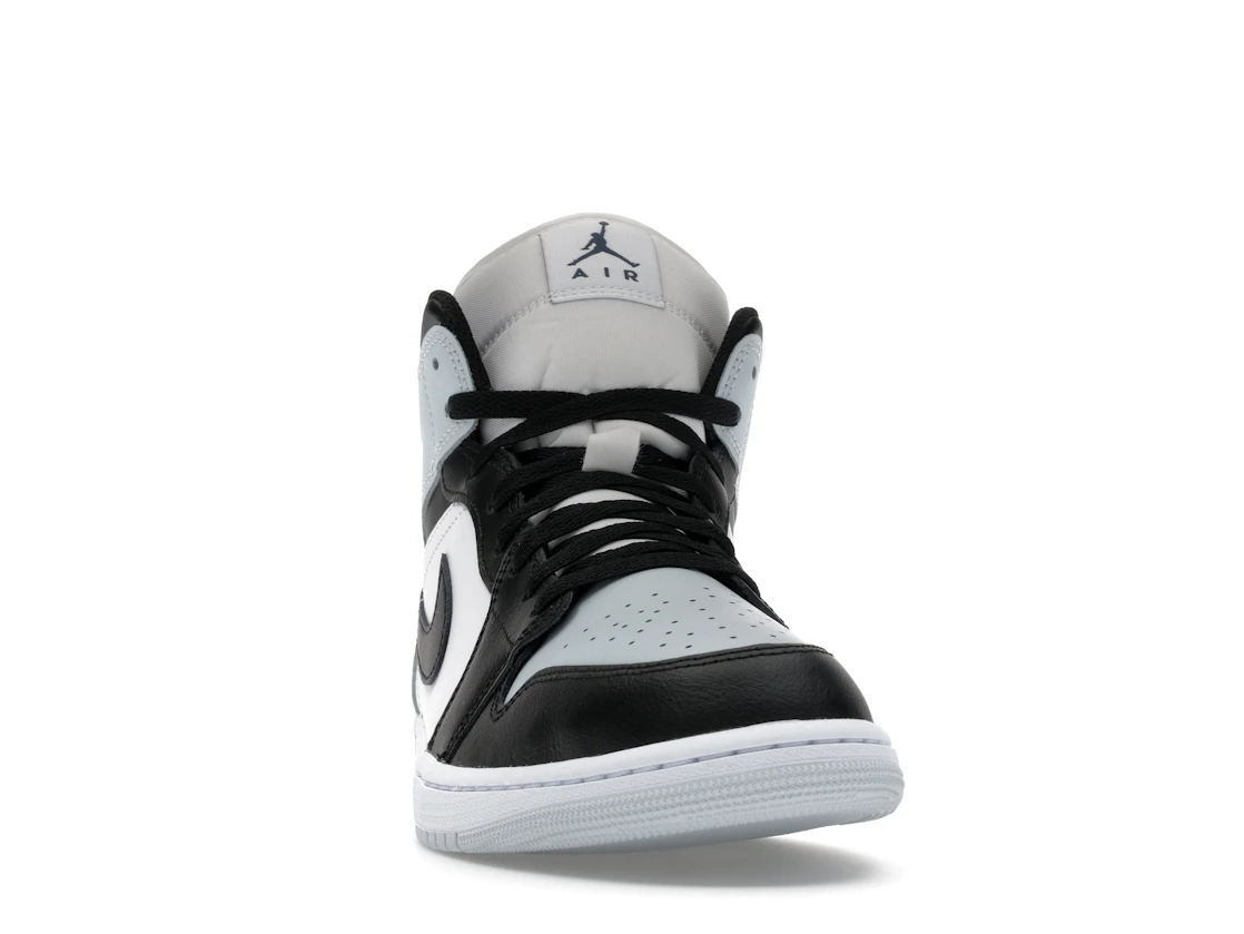 Vue 9 de Jordan 1 Mid Black Aura Squadron Blue