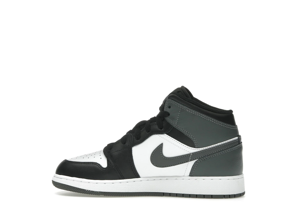 Vue 20 de Jordan 1 Mid Black White Iron Grey (GS)