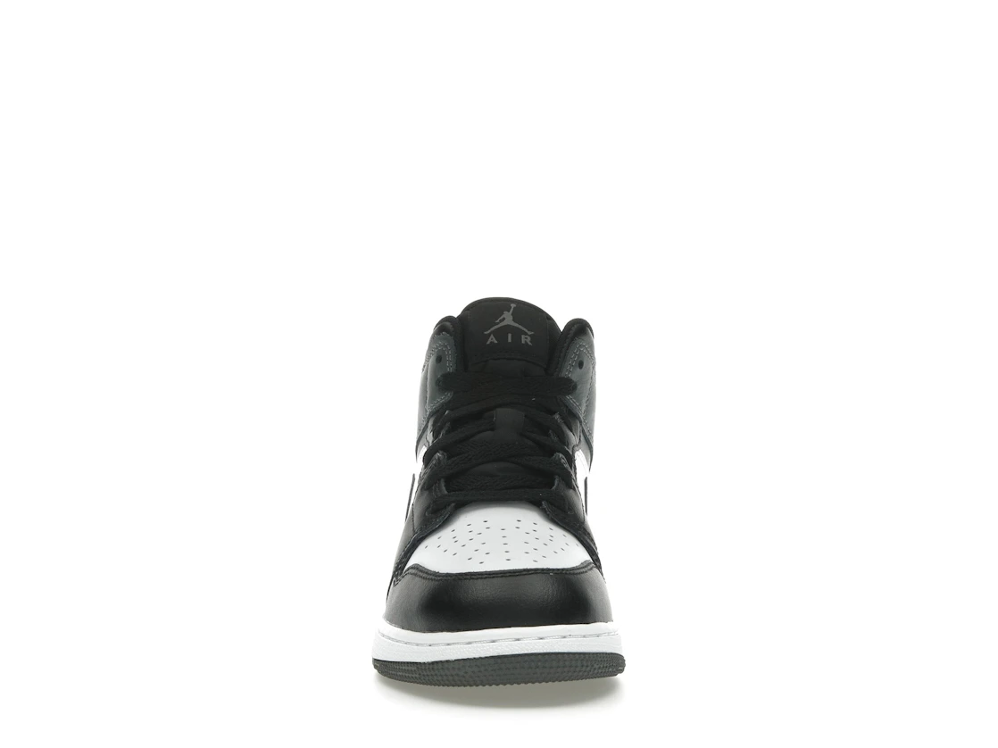 Vue 10 de Jordan 1 Mid Black White Iron Grey (GS)