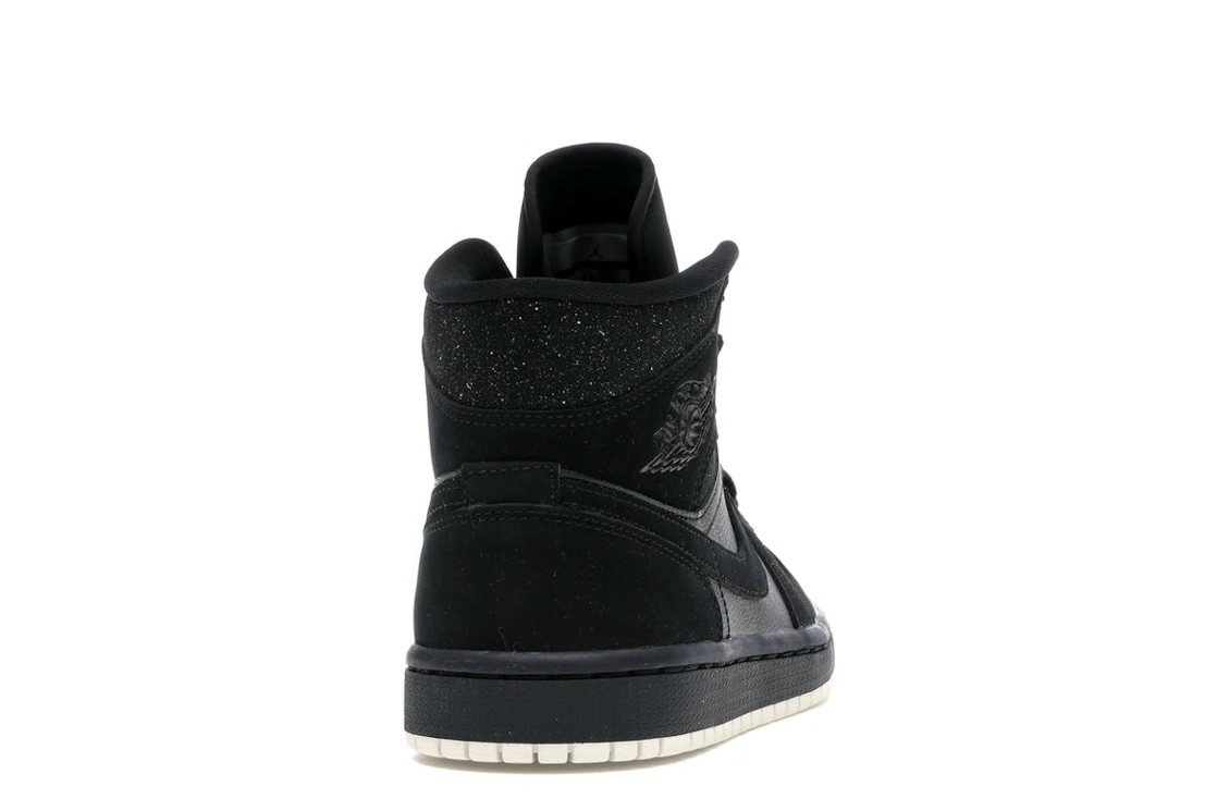 Vue 29 de Jordan 1 Mid Glitter Black 
