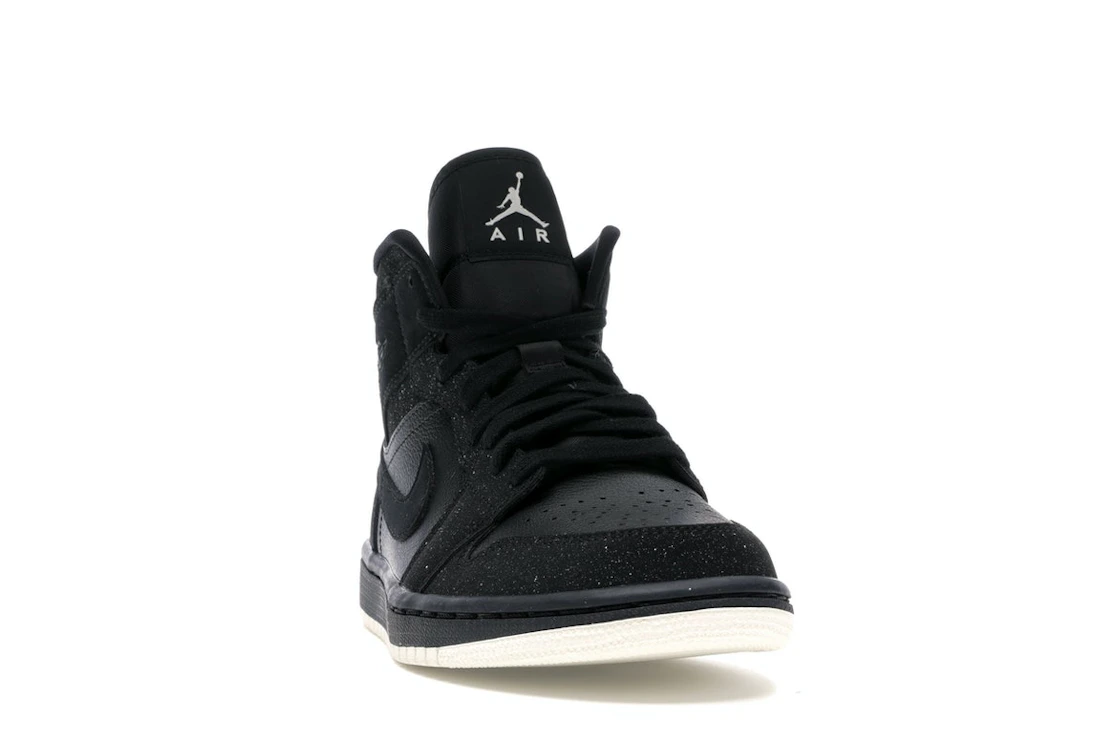 Vue 8 de Jordan 1 Mid Glitter Black 
