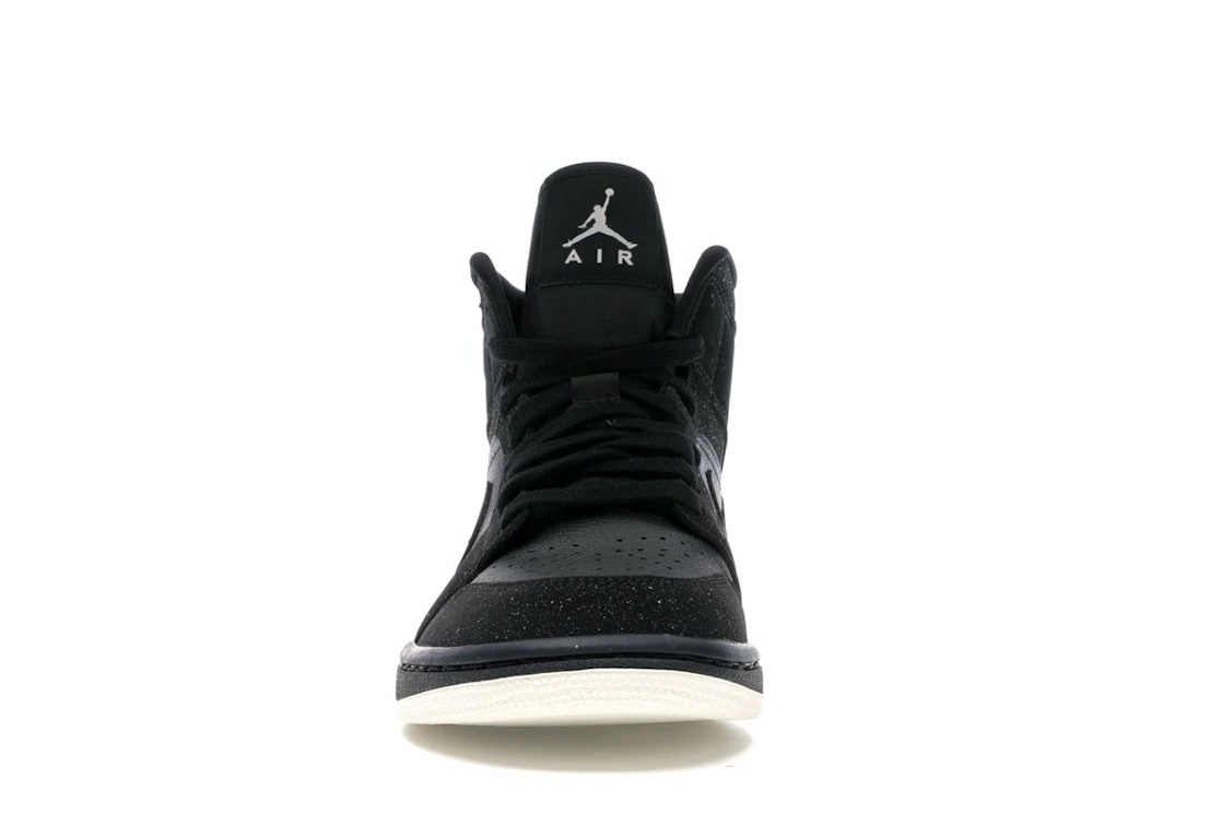 Vue 10 de Jordan 1 Mid Glitter Black 