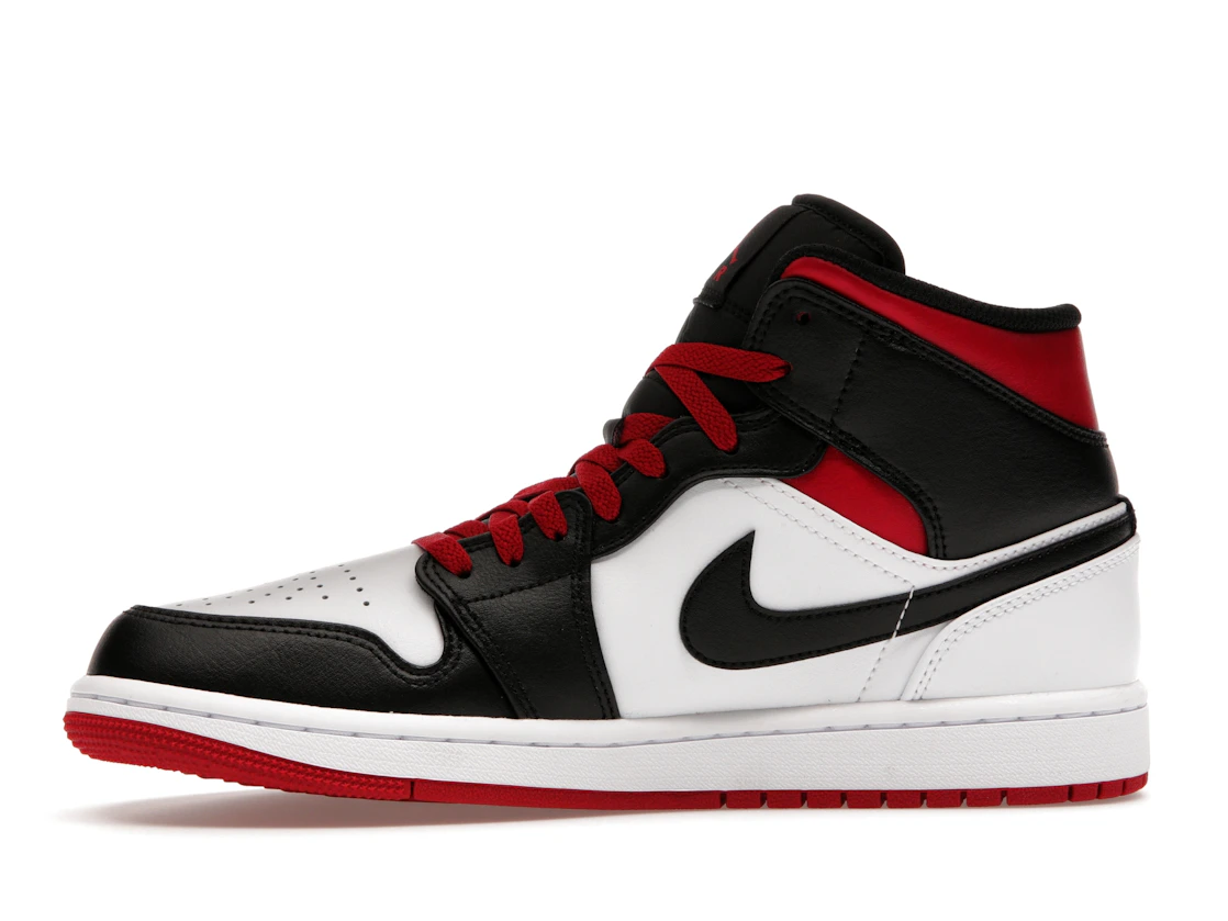 Vue 18 de Jordan 1 Mid Gym Red Black Toe