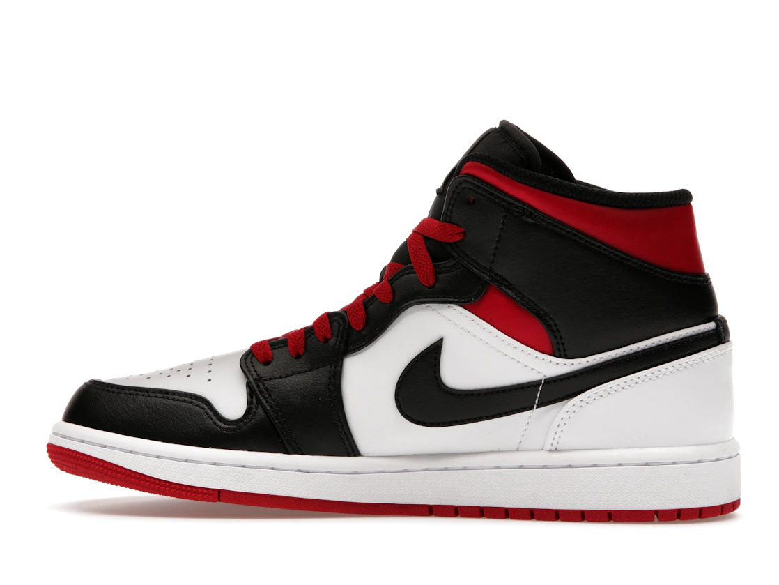 Vue 20 de Jordan 1 Mid Gym Red Black Toe