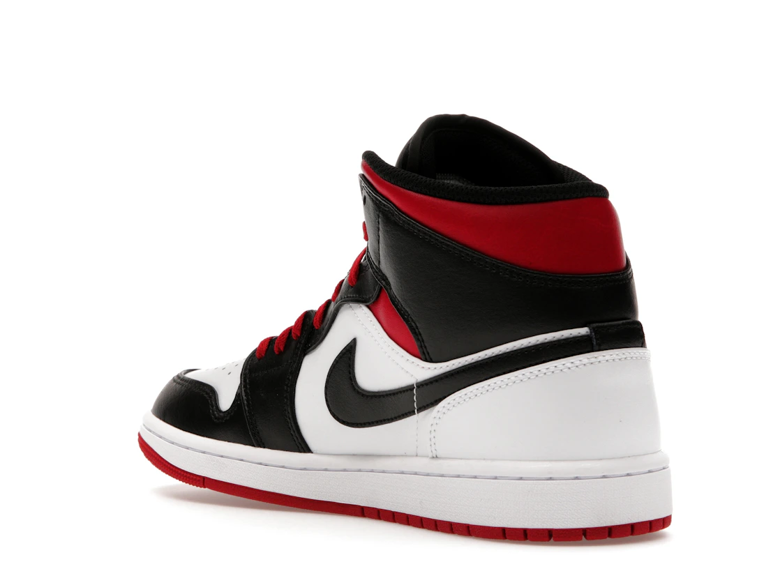 Vue 24 de Jordan 1 Mid Gym Red Black Toe