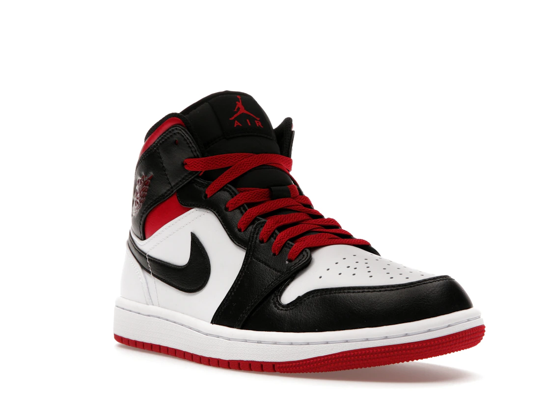 Vue 6 de Jordan 1 Mid Gym Red Black Toe