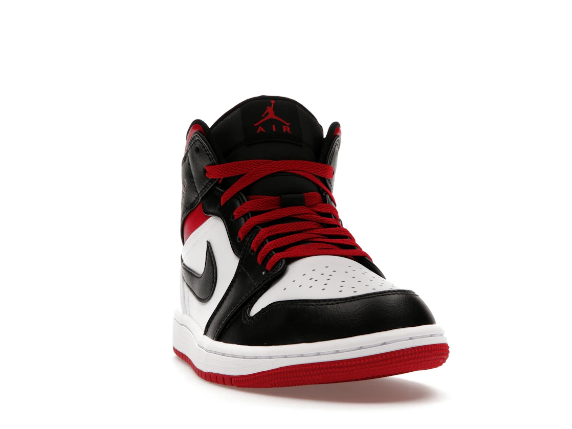Vue 8 de Jordan 1 Mid Gym Red Black Toe