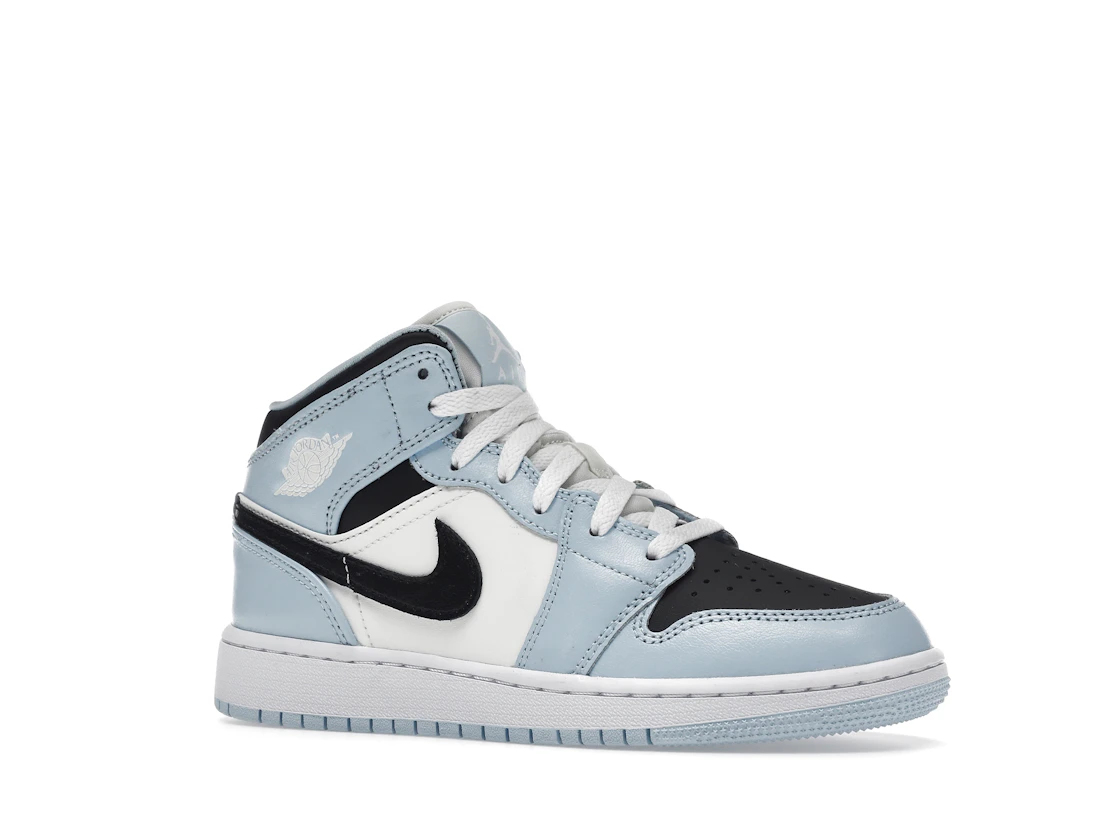Vue 4 de Jordan 1 Mid Ice Blue (2022) (GS)