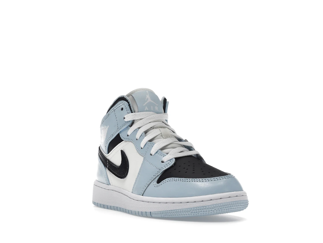 Vue 7 de Jordan 1 Mid Ice Blue (2022) (GS)
