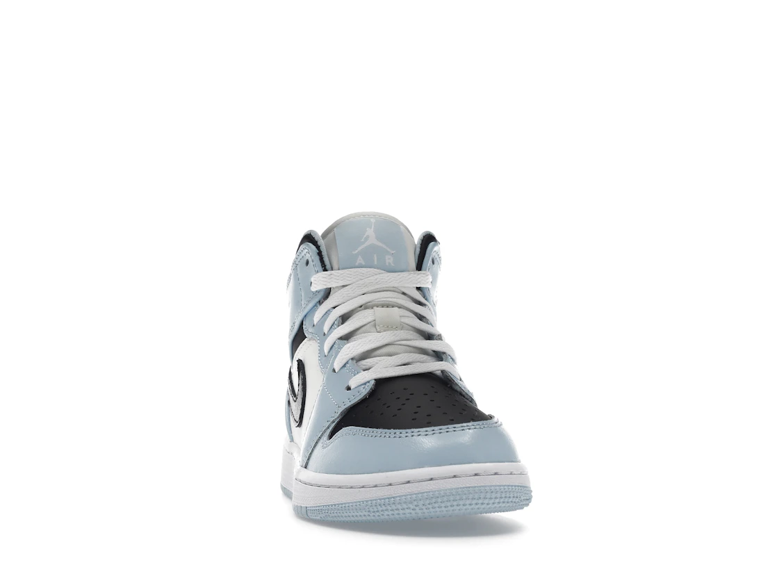 Vue 9 de Jordan 1 Mid Ice Blue (2022) (GS)