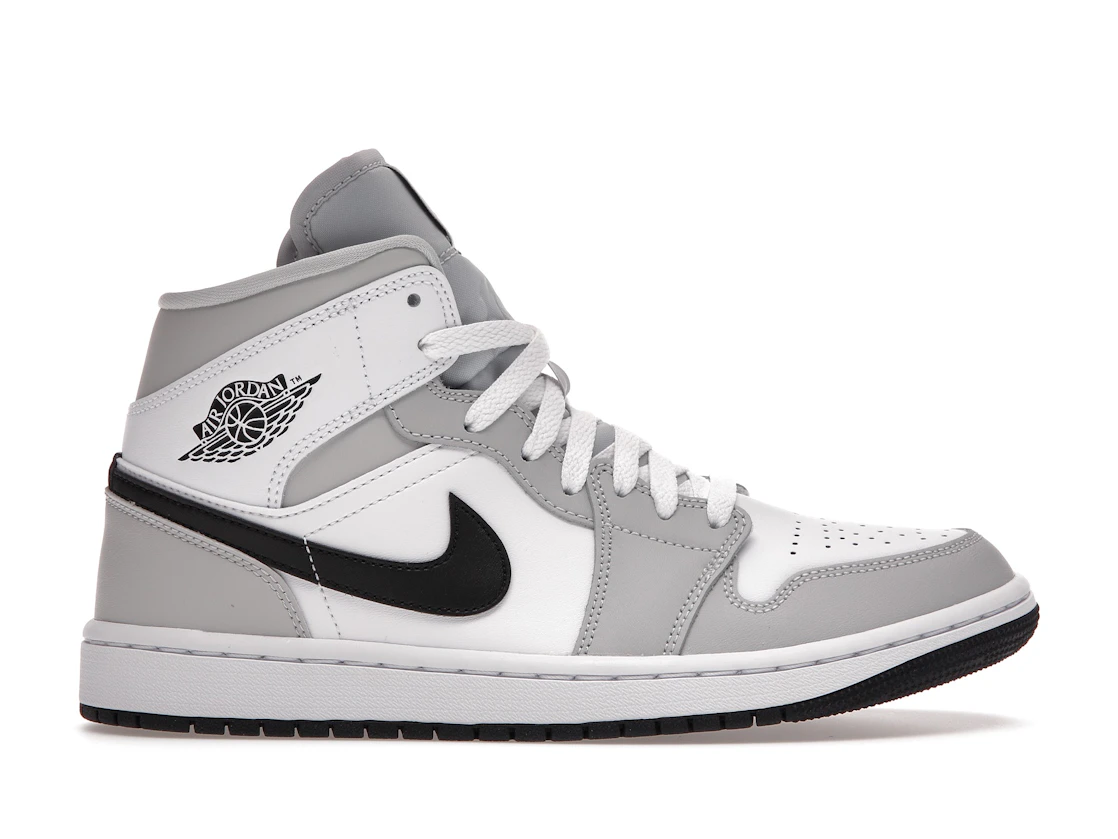 Vue 1 de Jordan 1 Mid Light Smoke Grey 
