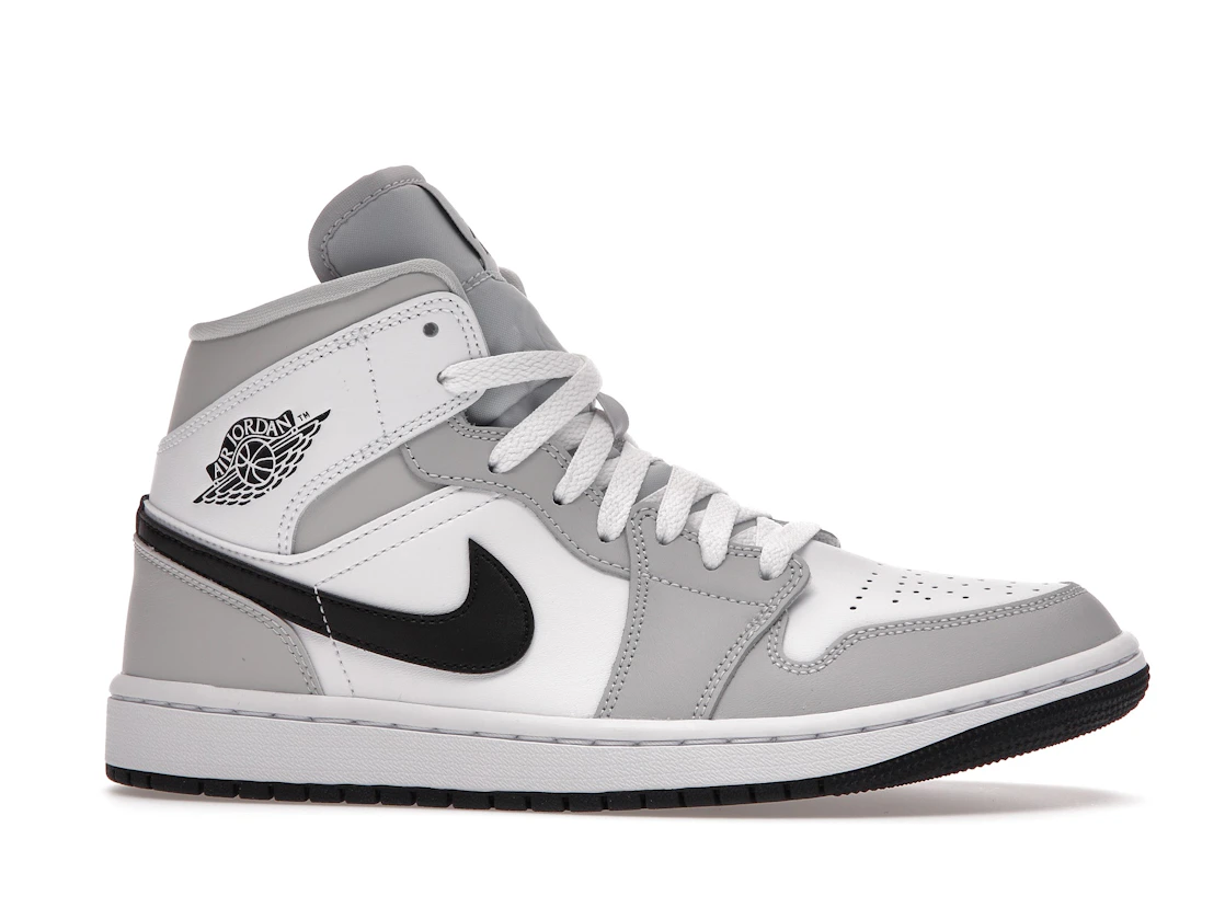 Vue 2 de Jordan 1 Mid Light Smoke Grey 