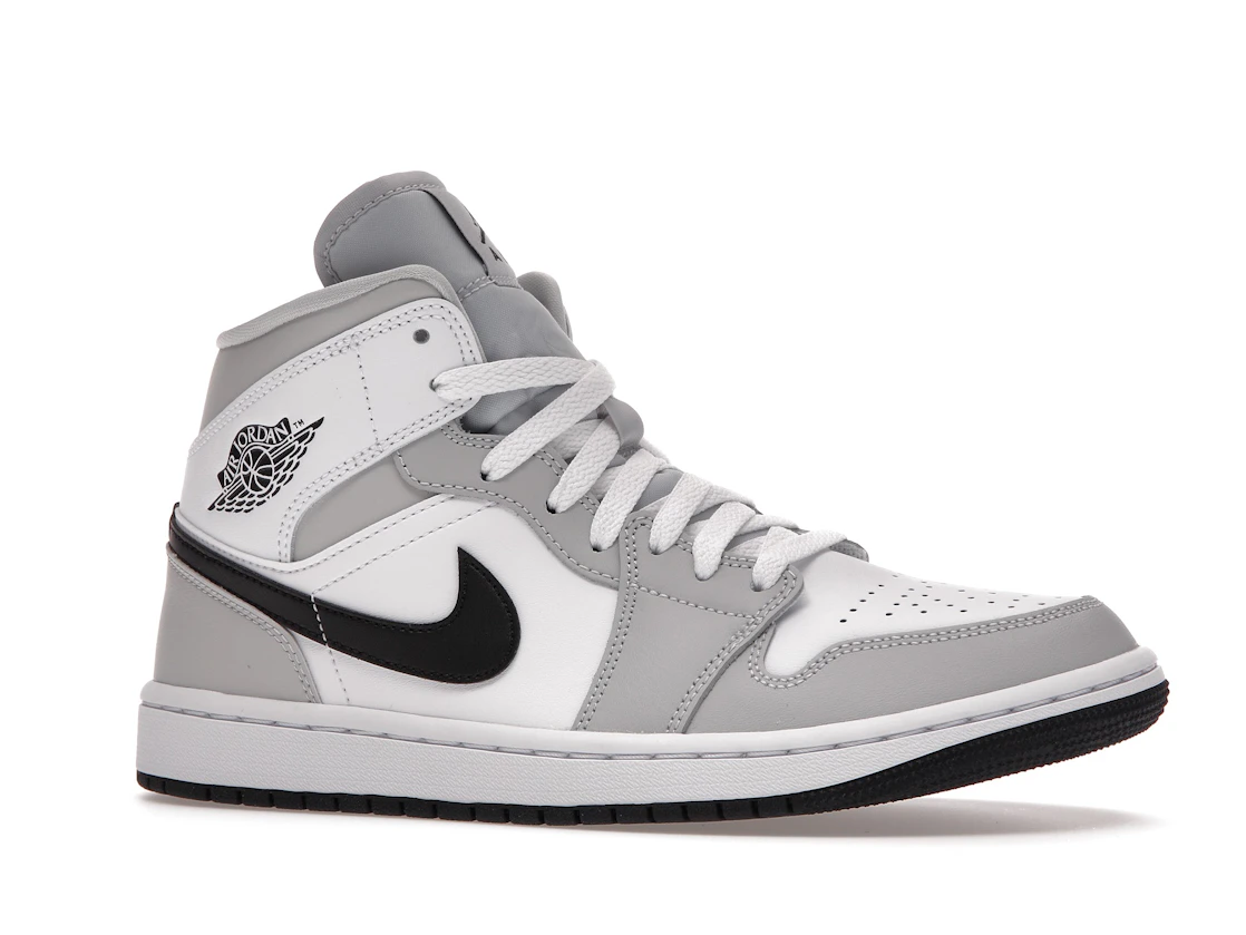 Vue 3 de Jordan 1 Mid Light Smoke Grey 