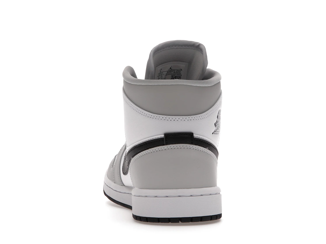 Vue 27 de Jordan 1 Mid Light Smoke Grey 