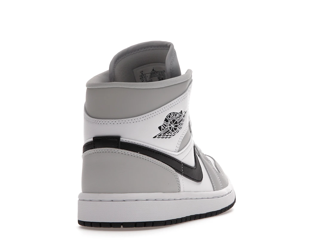 Vue 30 de Jordan 1 Mid Light Smoke Grey 