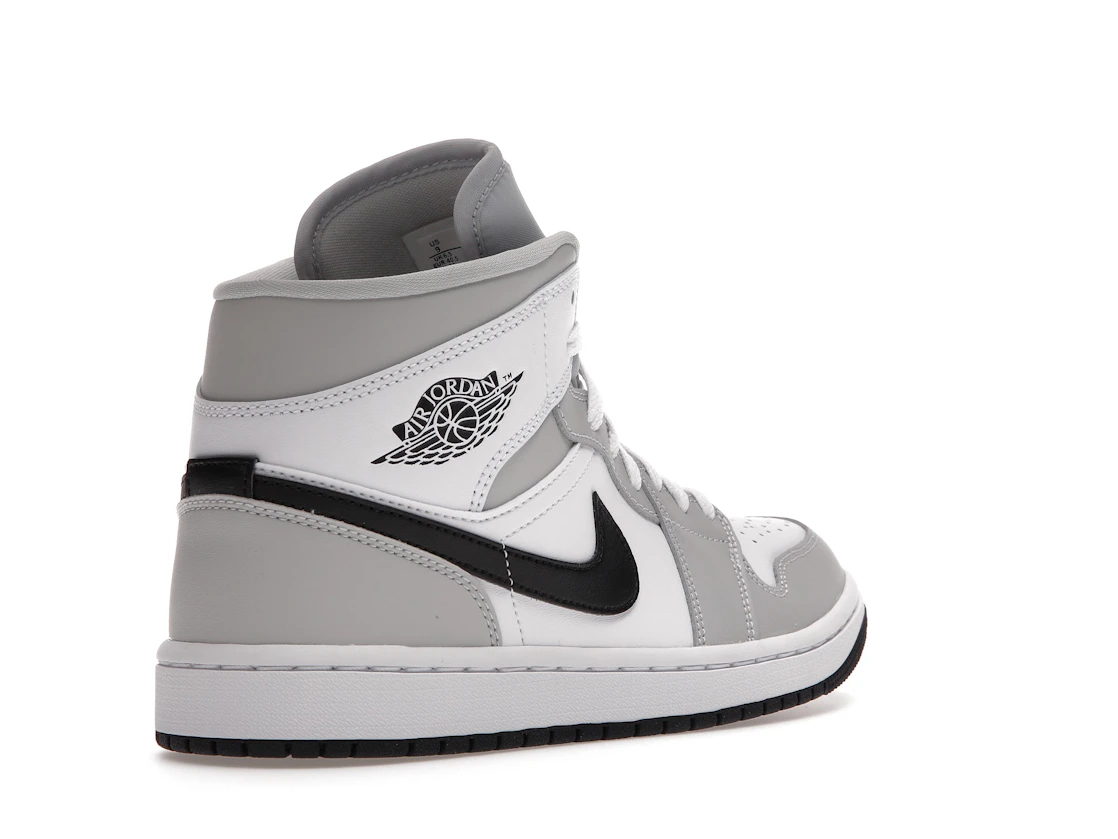 Vue 32 de Jordan 1 Mid Light Smoke Grey 