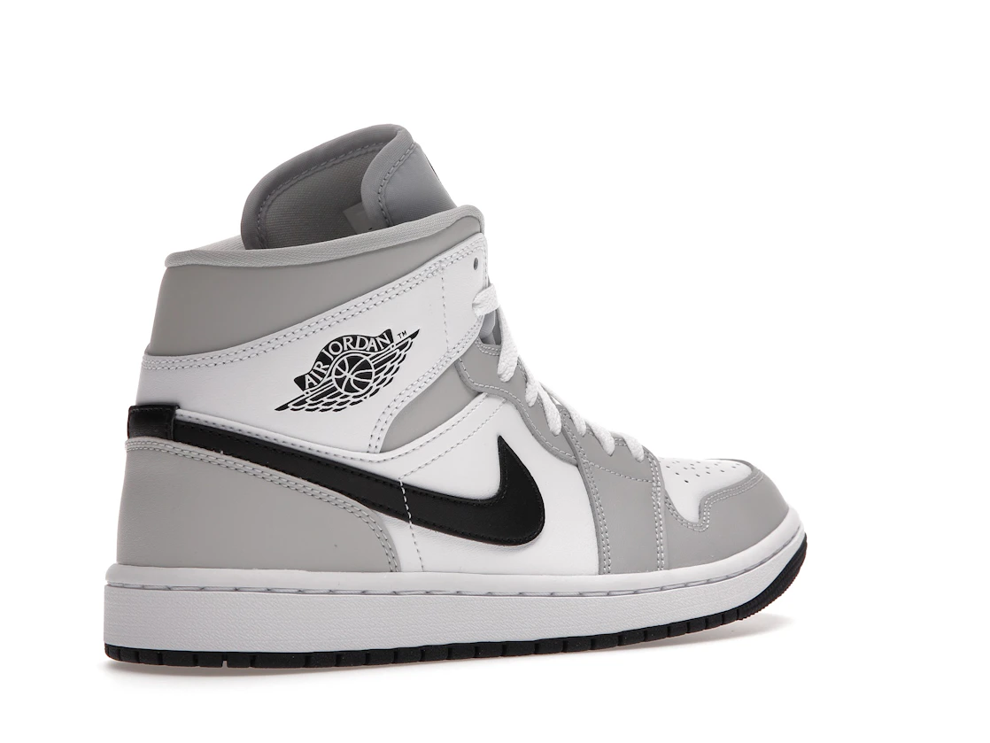 Vue 33 de Jordan 1 Mid Light Smoke Grey 