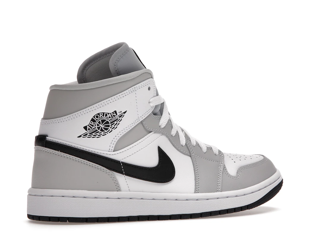 Vue 34 de Jordan 1 Mid Light Smoke Grey 