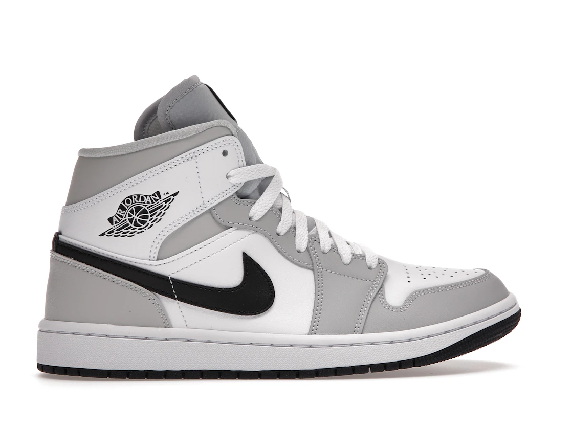Vue 36 de Jordan 1 Mid Light Smoke Grey 