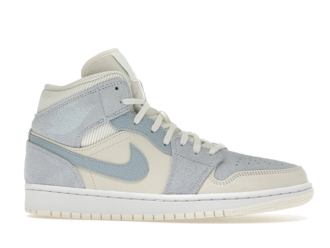 Vue 2 de Jordan 1 Mid Mixed Textures Blue