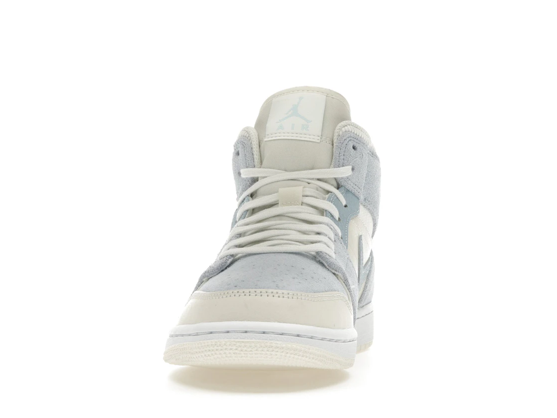 Vue 11 de Jordan 1 Mid Mixed Textures Blue