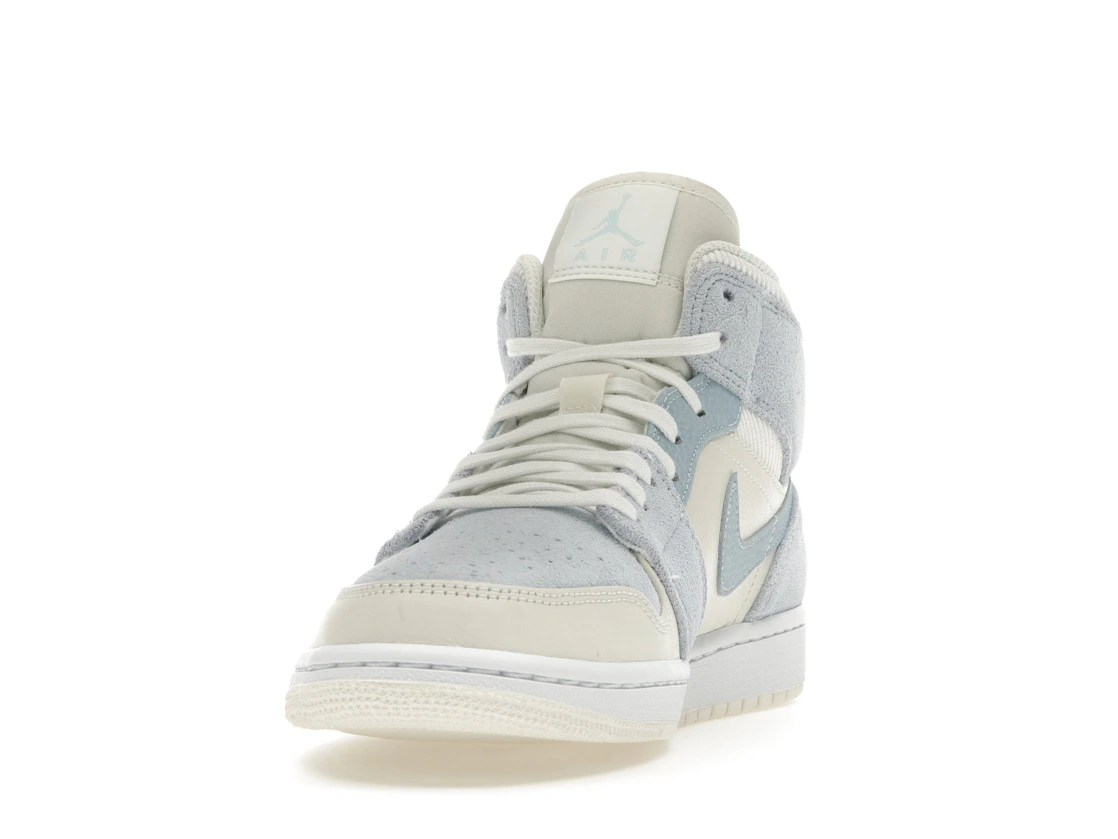 Vue 12 de Jordan 1 Mid Mixed Textures Blue