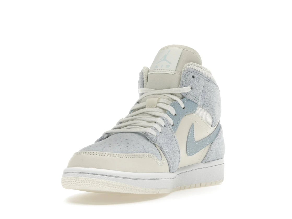 Vue 13 de Jordan 1 Mid Mixed Textures Blue