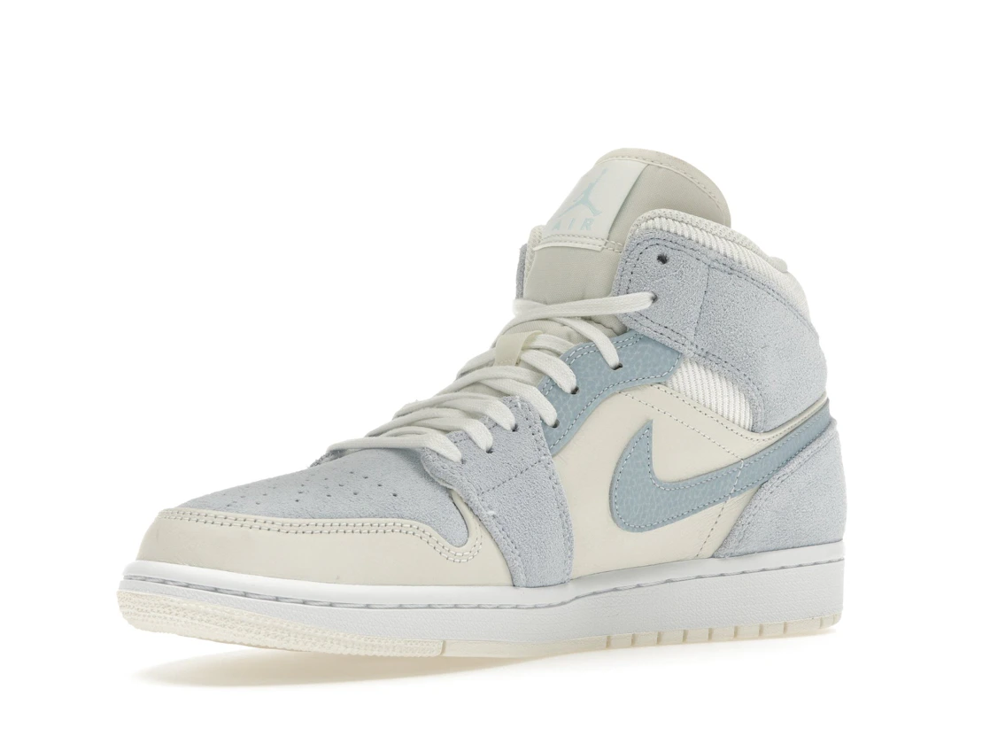 Vue 15 de Jordan 1 Mid Mixed Textures Blue