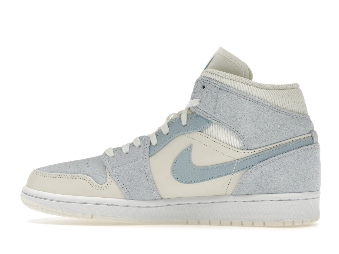 Vue 20 de Jordan 1 Mid Mixed Textures Blue