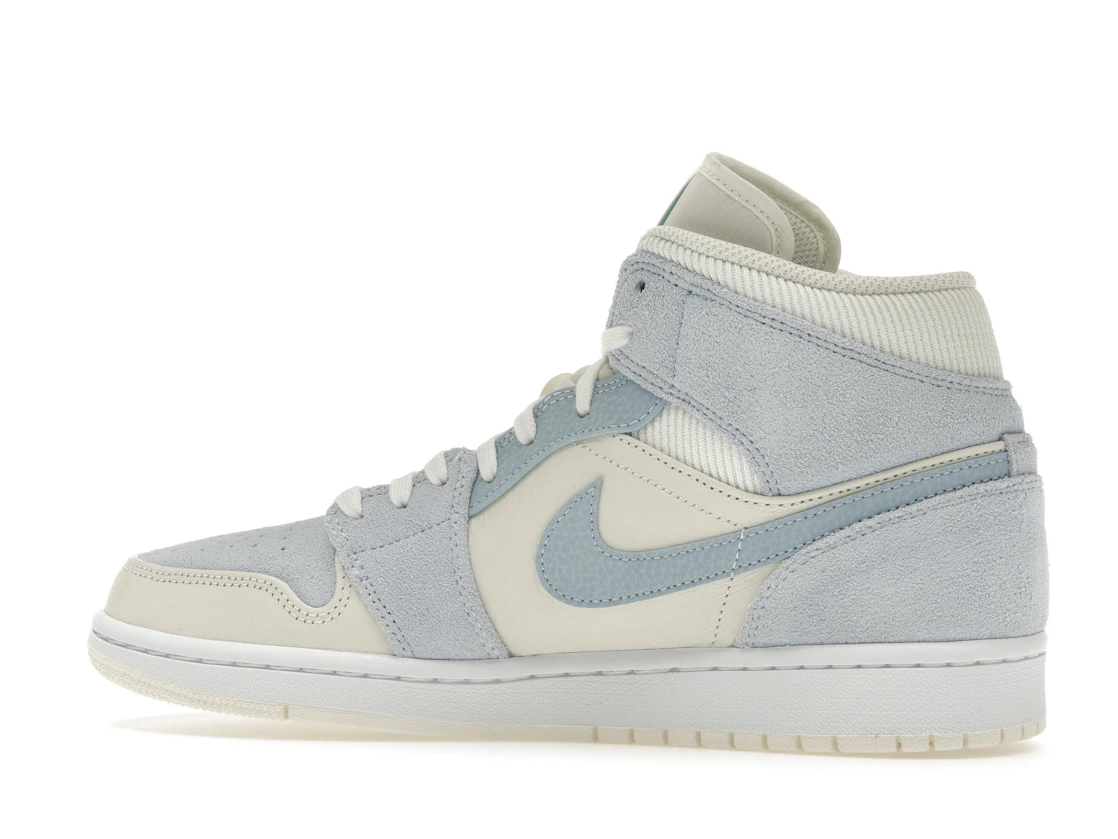 Vue 21 de Jordan 1 Mid Mixed Textures Blue