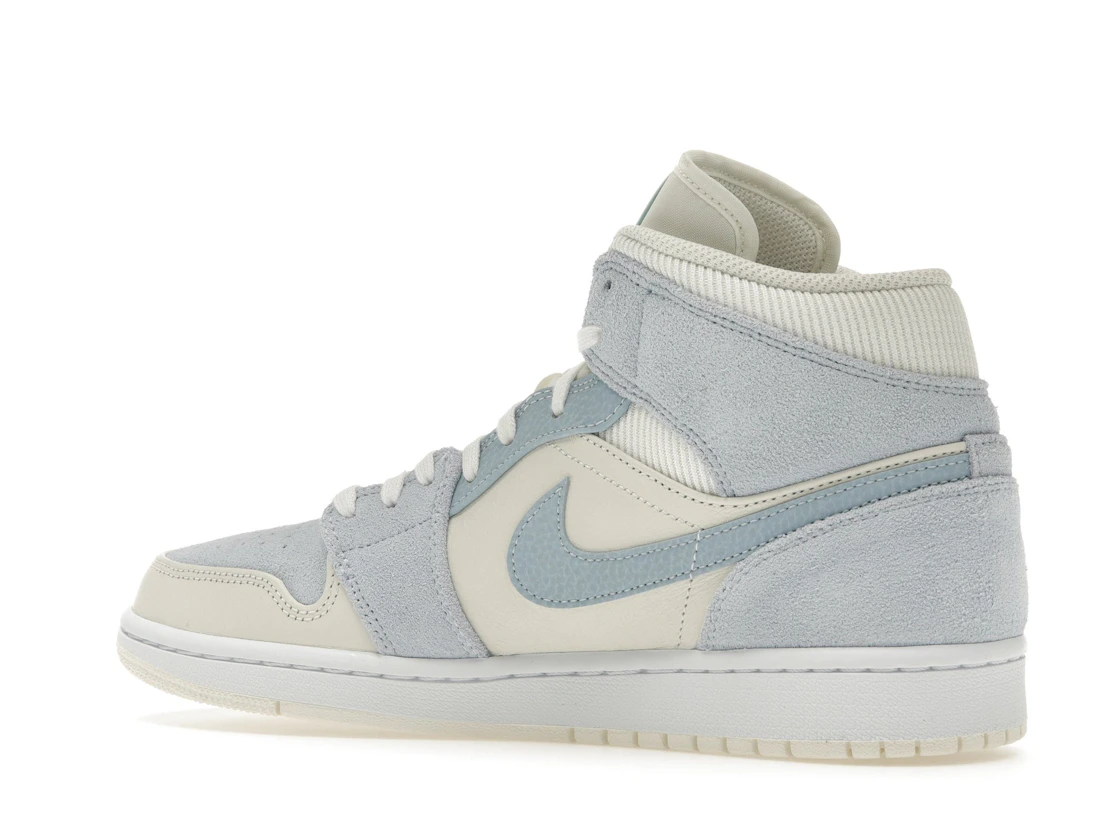 Vue 22 de Jordan 1 Mid Mixed Textures Blue