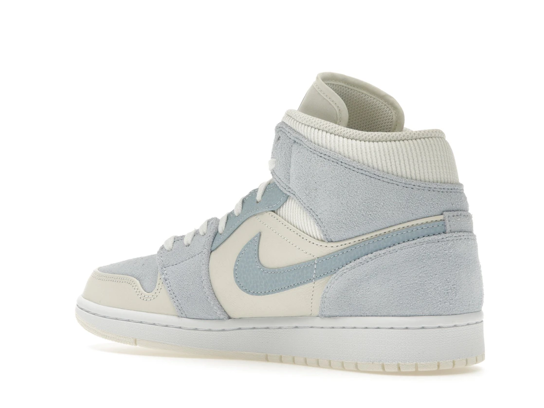Vue 23 de Jordan 1 Mid Mixed Textures Blue
