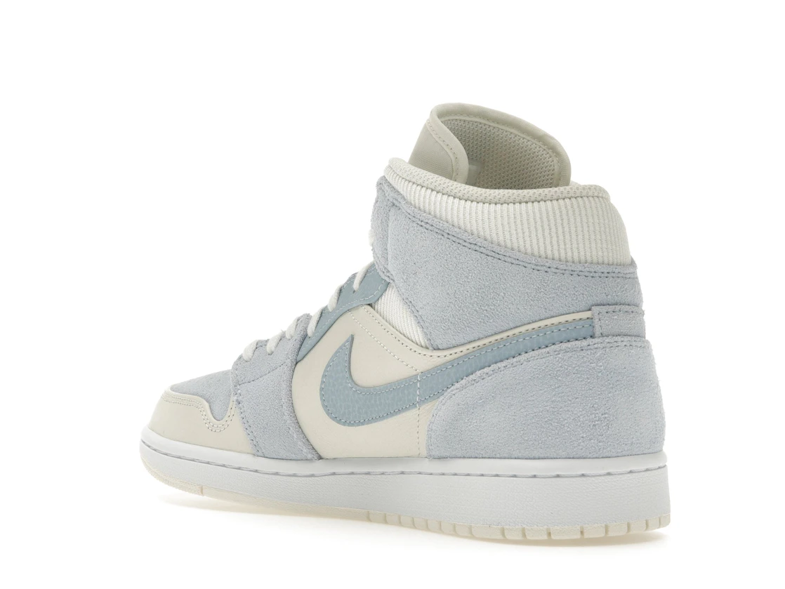 Vue 24 de Jordan 1 Mid Mixed Textures Blue