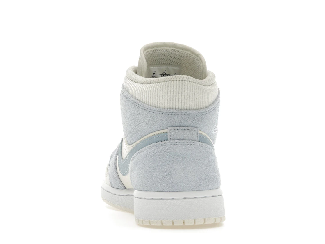 Vue 27 de Jordan 1 Mid Mixed Textures Blue