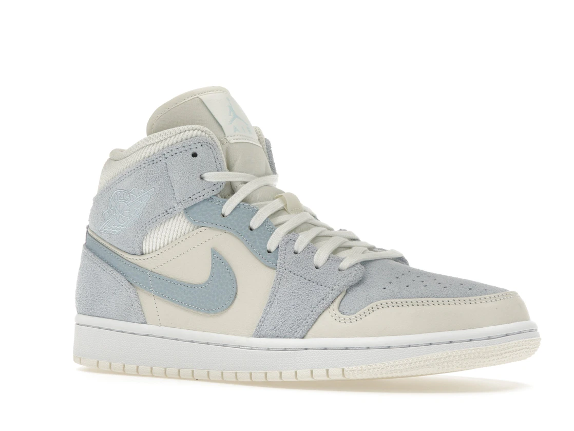 Vue 4 de Jordan 1 Mid Mixed Textures Blue