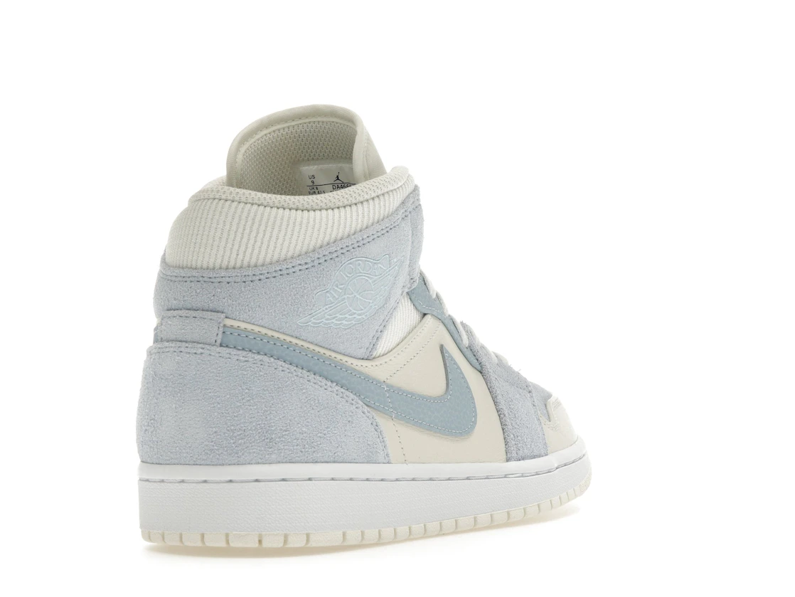 Vue 31 de Jordan 1 Mid Mixed Textures Blue